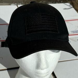 Black American Flag Men's Hat